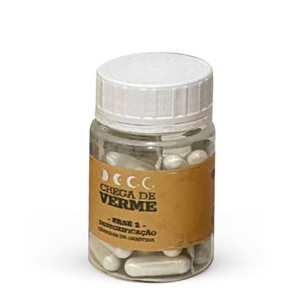 Cápsulas de Ornitina - Chega de Verme Fase 2 30 Doses Cápsulas de Ornitina - Chega de Verme Fase 2 30 Doses