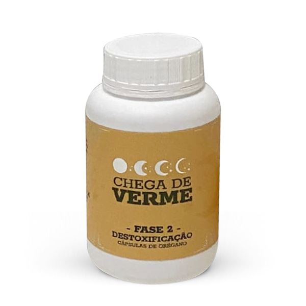 Cápsulas de Orégano - Chega de Verme Fase 2 90 Doses Cápsulas de Orégano - Chega de Verme Fase 2 90 Doses