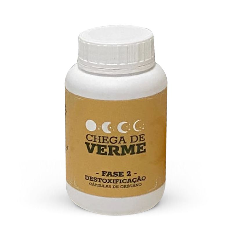 Cápsulas de Orégano - Chega de Verme Fase 2 90 Doses