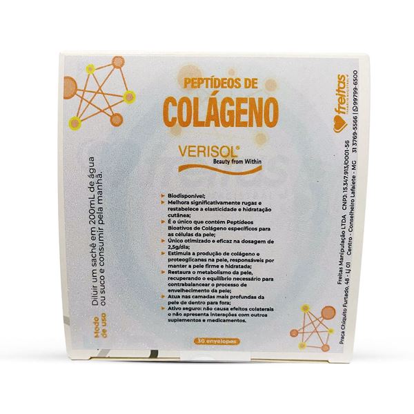 Peptídeos de Colágeno Verisol 30 Sachês