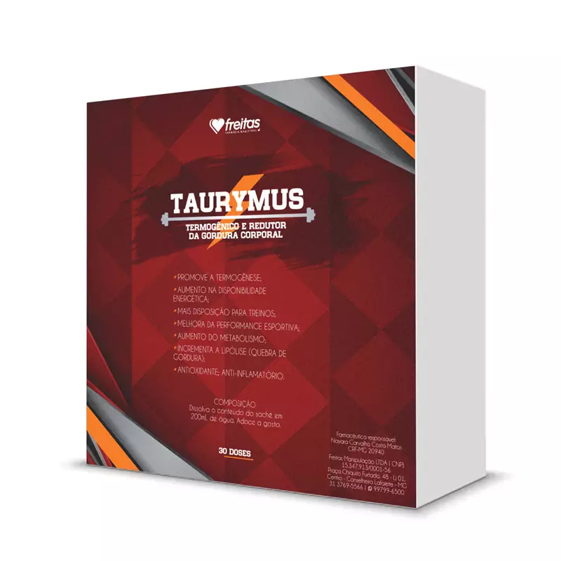 Taurymus Termogênico sem Cafeína - 30 sachês