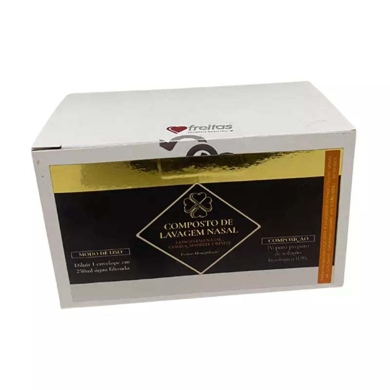 Composto Natural para Lavagem Nasal - 30 sachês