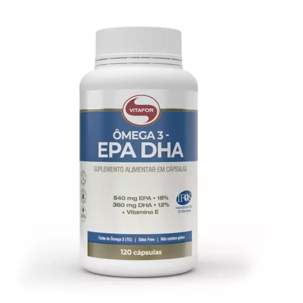 Ômega 3  EPA DHA + VIT E  120 doses VITAFOR