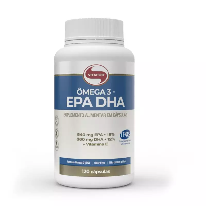 Ômega 3  EPA DHA + VIT E  120 doses VITAFOR