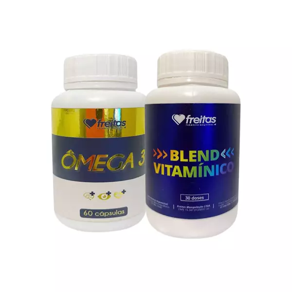 Blend Vitamínico + Ômega 3 - Reforço nutricional diário. 