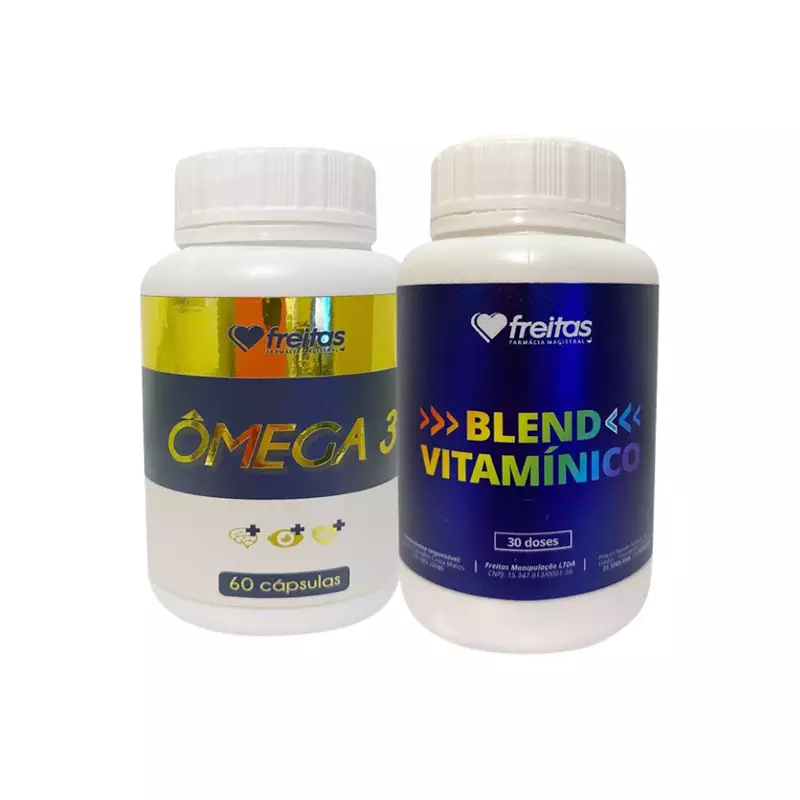 Blend Vitamínico + Ômega 3 - Reforço nutricional diário. 