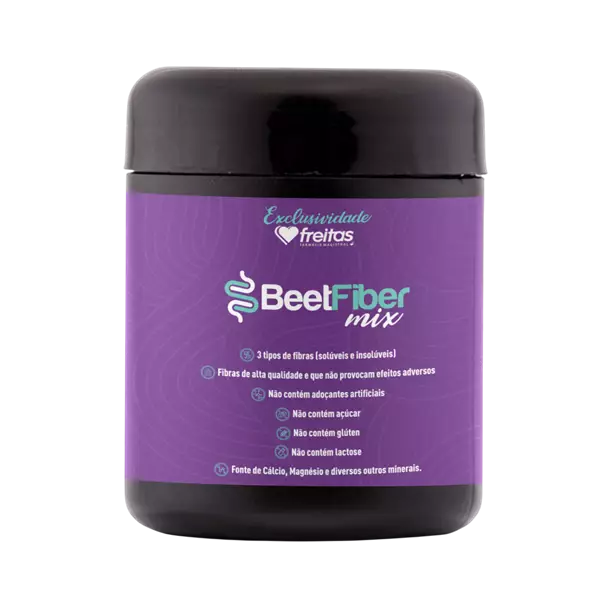 Beet Fiber Mix 350g - Saúde Intestinal e Saciedade Natural