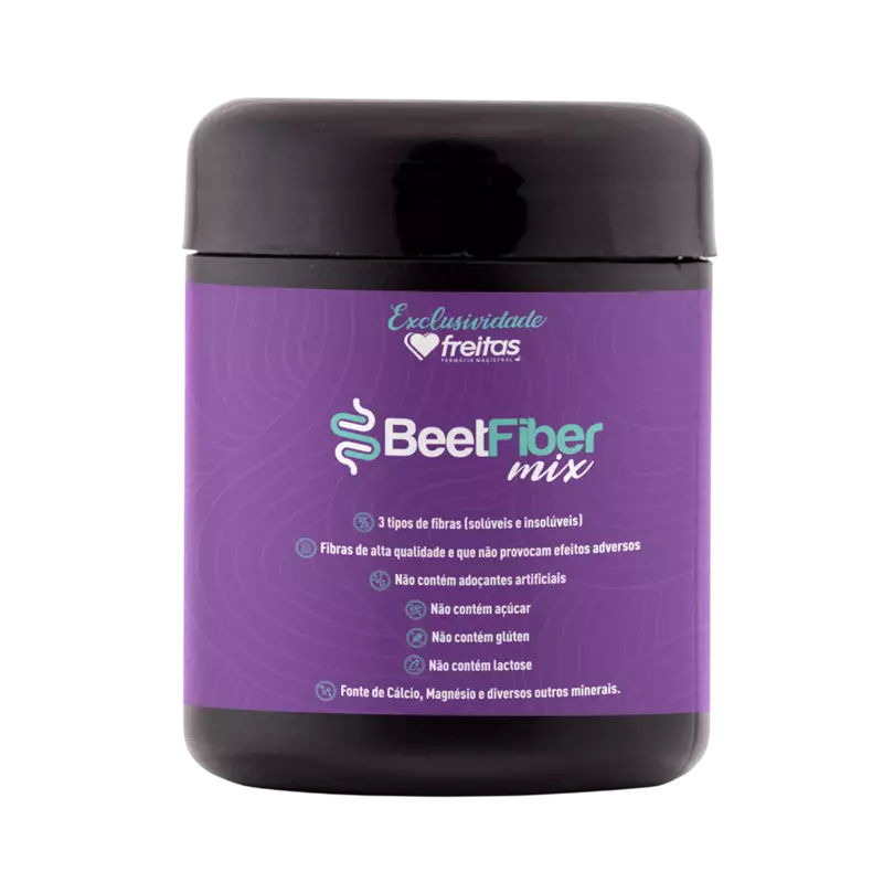 Beet Fiber Mix 350g - Saúde Intestinal e Saciedade Natural