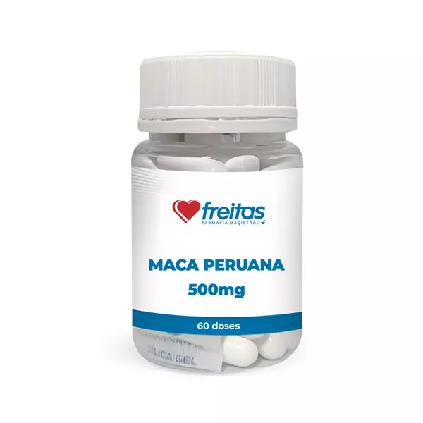 Maca Peruana 500mg 60 doses - Energia, Libido e Vitalidade Natural