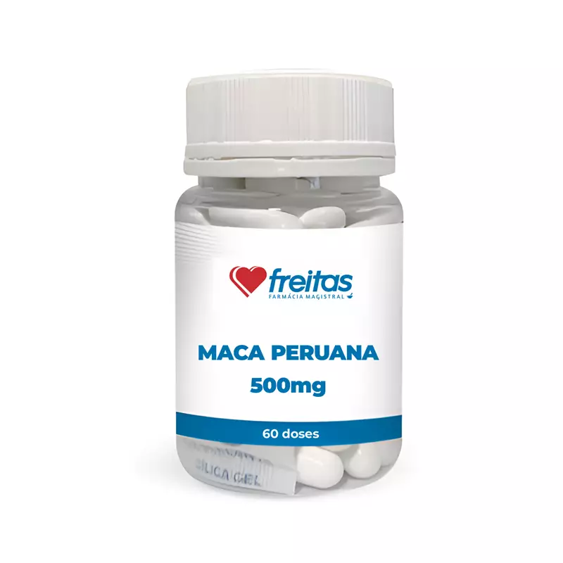 Maca Peruana 500mg 60 doses - Energia, Libido e Vitalidade Natural