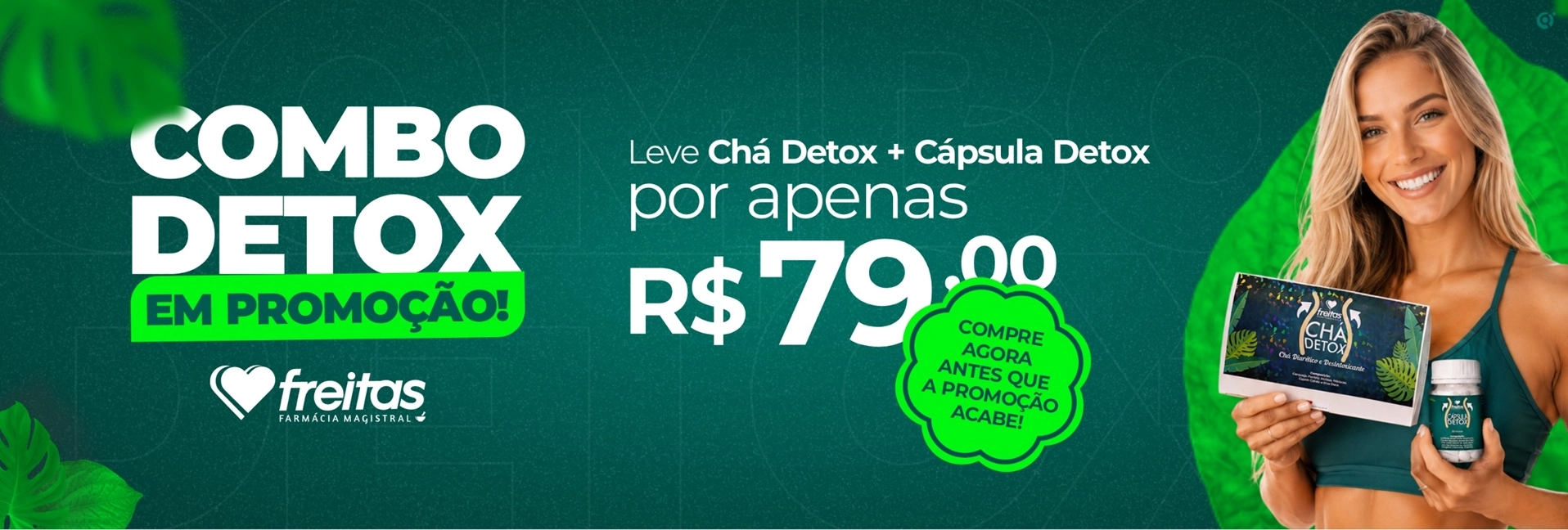 promoção combo detox
